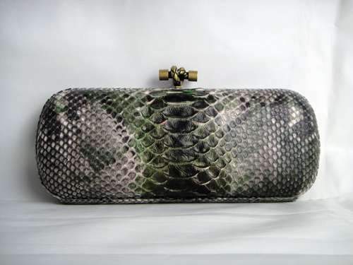 Bottega Veneta Clutches New Knot 8652 grey green Bottega Veneta Clutches New Knot 8652 grey green